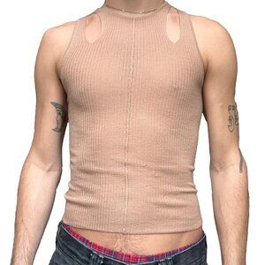 Dion Lee Natural Knit Tank Top